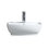 Modern Ceramic Rectangular Vessel Bathroom Sink with Overflow
