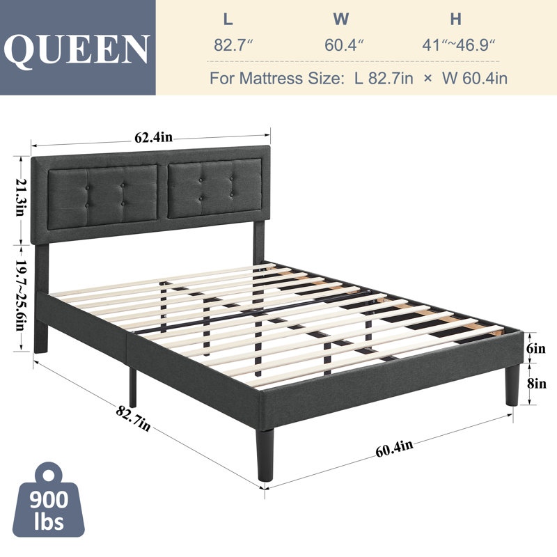 Kempst Steel Piece Bedroom Set, Brown, Queen