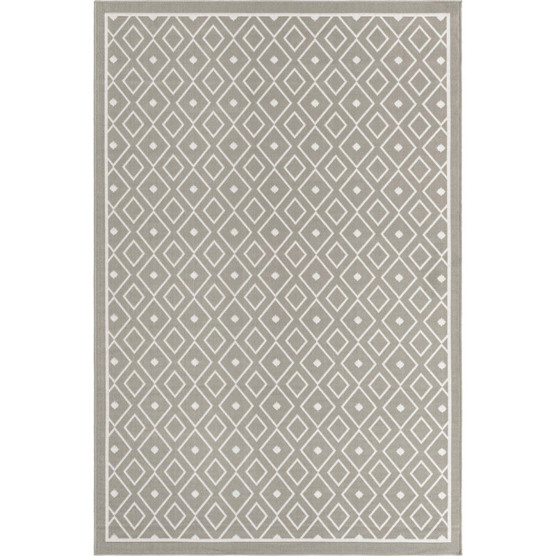Geometric Indoor / Outdoor Rug, Rectangle 6' x 9'