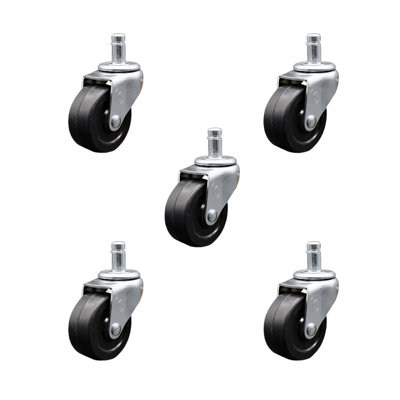 Rubber Wheel Grip Ring Stem Caster