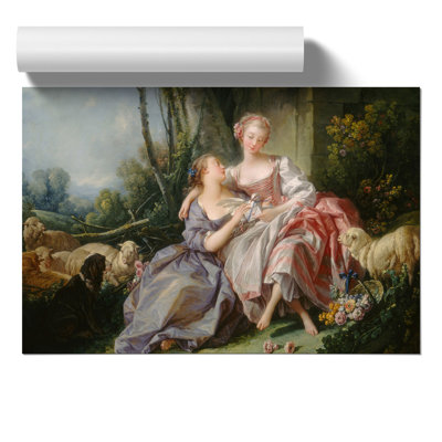 The Love Letter by Francois Boucher - Frameless Print