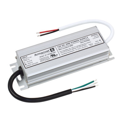 Standard Indoor/Outdoor LED Driver 12V DC, 30W
