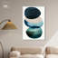 «Rain Drops Zoom Canvas Midcentury», art mural abstrait par Art Remedy-111666997-104322213
