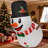 Guernsey Inflatable Hanging Snowman With LED Lights And Secure Anchoring