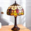 Lampe de table 12 "style vitrail Tiffany