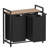 Doulgas 2 Removable 12.1-Gallon Liners Laundry Hamper-908079673
