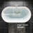 Eviva Aries 59" Glossy White Acrylic Freestanding Bathtub