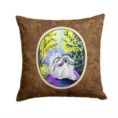 Outdoor Reversible Throw Pillow