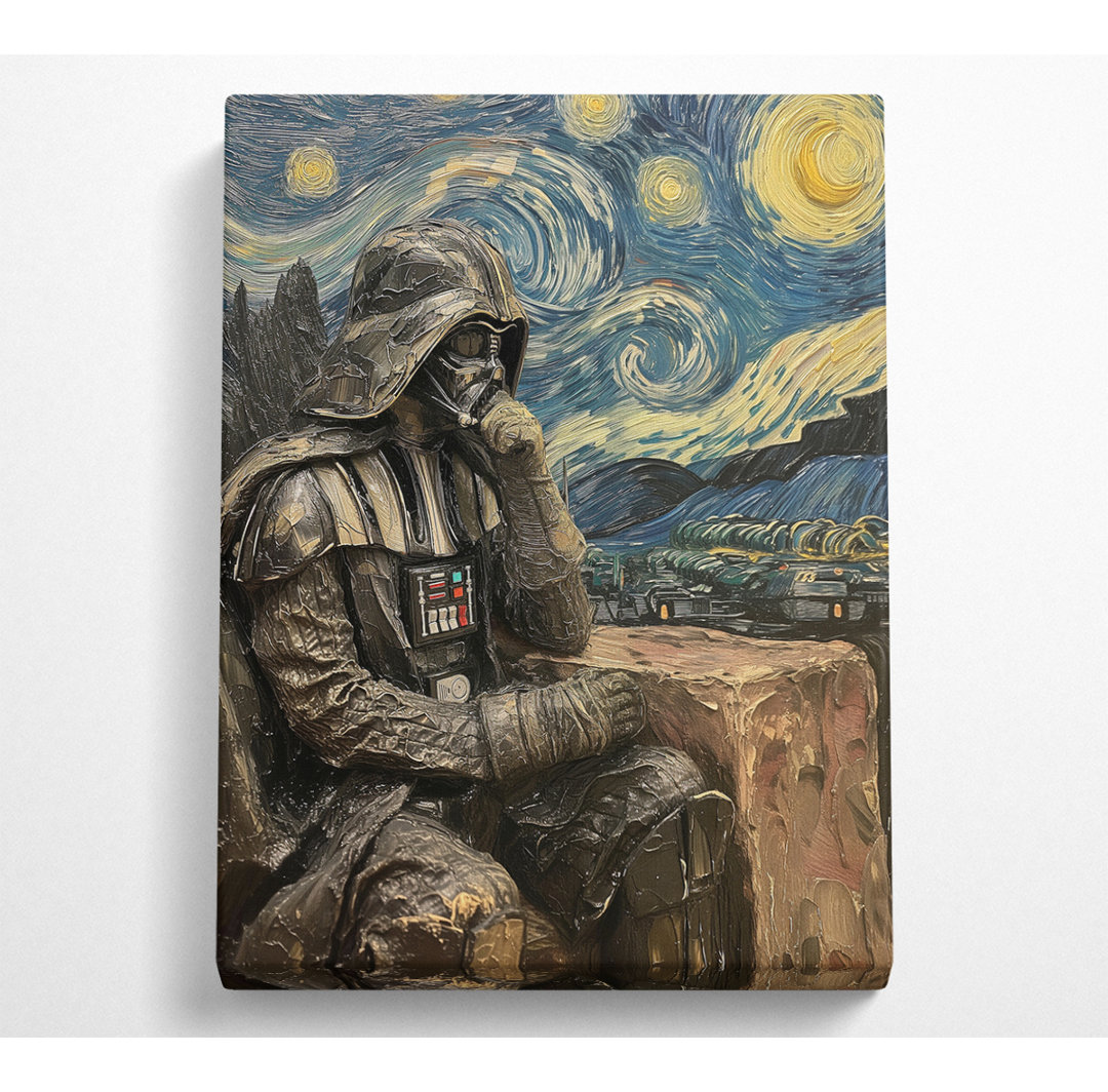 Vader Van Gogh - Einzelner Bilderrahmen Kunstdrucke auf Leinwand