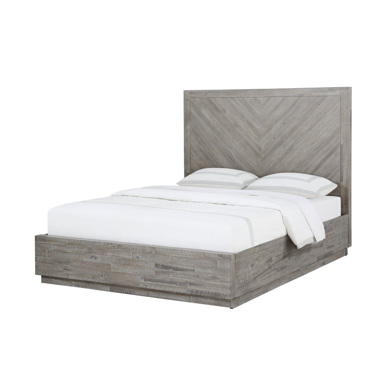 Lit standard en bois massif Cosimo, Double