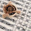 Tapis gris en polypropylène tissé à la machine Janiaha-1123787775