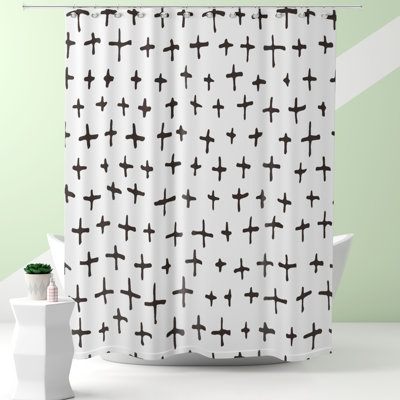 Donnie Swiss Cross Shower Curtain