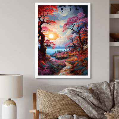 «Sunset Skies Of Wonder Fields II», reproduction sur toile