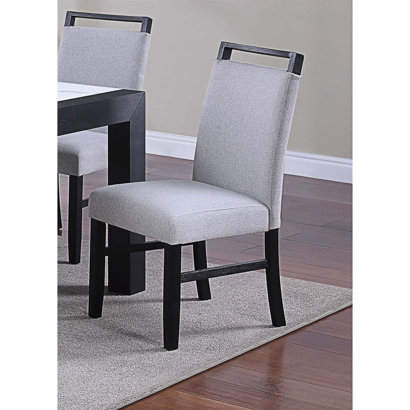 Chaise d'appoint rembourrée (ensemble de 2)