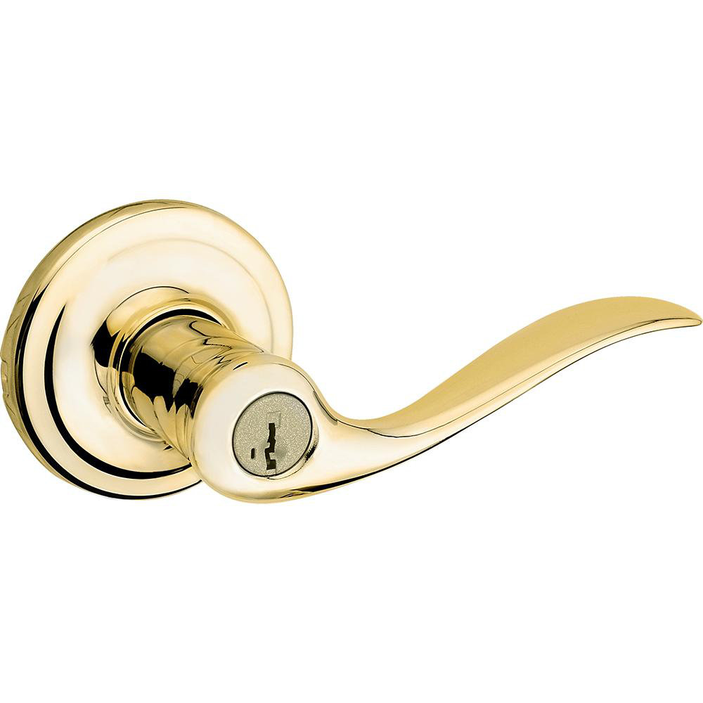 Tustin Keyed Door Lever with SmartKey® Kwikset 