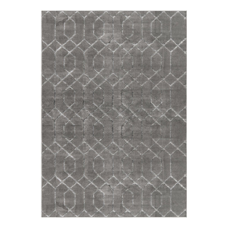 Geometric Area Rug, Rectangle 215.9cm x 304.8cm