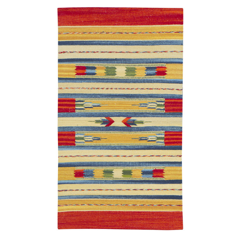 Karson Rectangle Flatweave Kilim, Rectangle 60 x 120cm