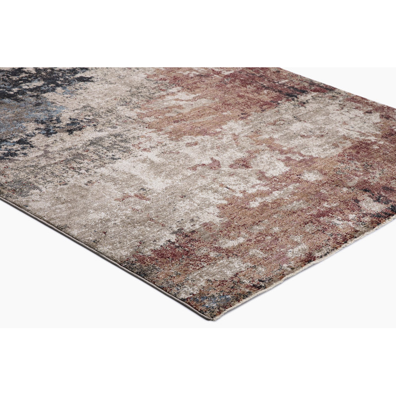 Pandora Abstract Multi Power Loom Rug, Rectangle 6'7" x 9'3"