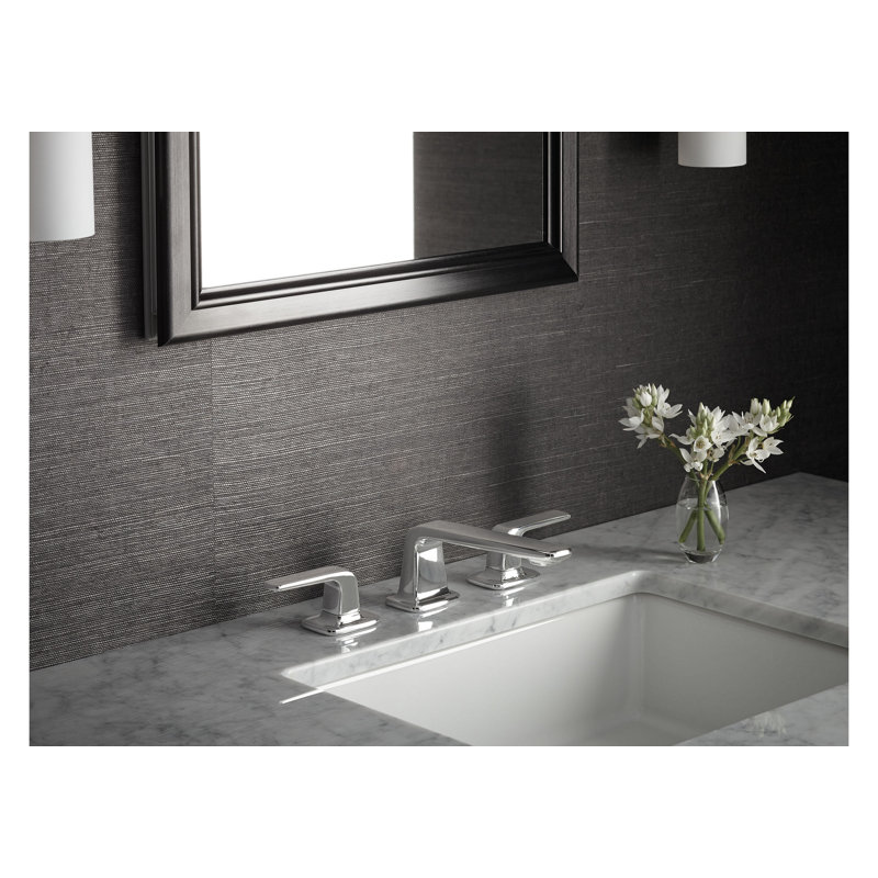 Per Se® Sink Faucet, Low Spout, Lever Handles, Polished Nickel