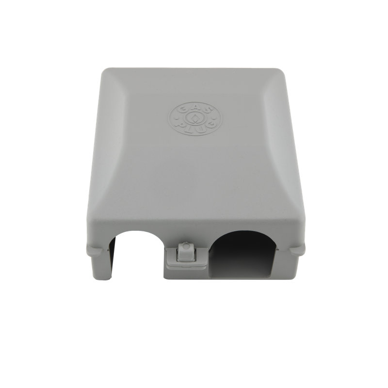 Bouchon de gaz en PVC Burnaby, gris, entrée arrière 3/8 po, sortie à déconnexion rapide 3/8 po, Grey
