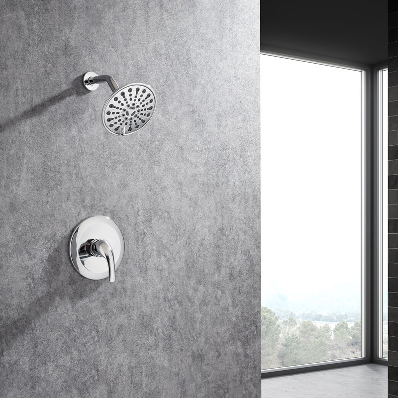 All-In-One Kit with Rough in-Valve, Polished Chrome