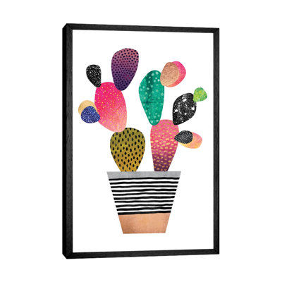 Happy Cactus by Elisabeth Fredriksson - Print on Canvas