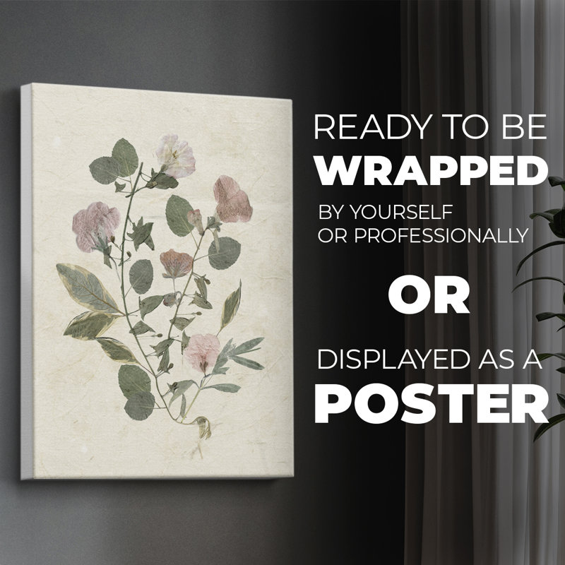 Pressed Arrangement I - Impression sur toile seulement - NON-CADRE