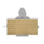 Panneau mural 3D en faux bois 38,2 po x 19,7 po Falkirk Retro 3D VI (paquet de 10)-111744440
