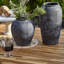 Terracotta Vase - Rustic Black-473870692