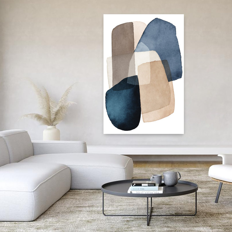 Art contemporain, art contemporain abstrait, H 60 po x l 40 po