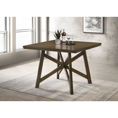 Kiser 47-inch Square Counter Height Dining Table Brown