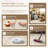 Kitty Washable Vintage Beige Area Rug with Non-Slip Backing for Living Room-1888605843