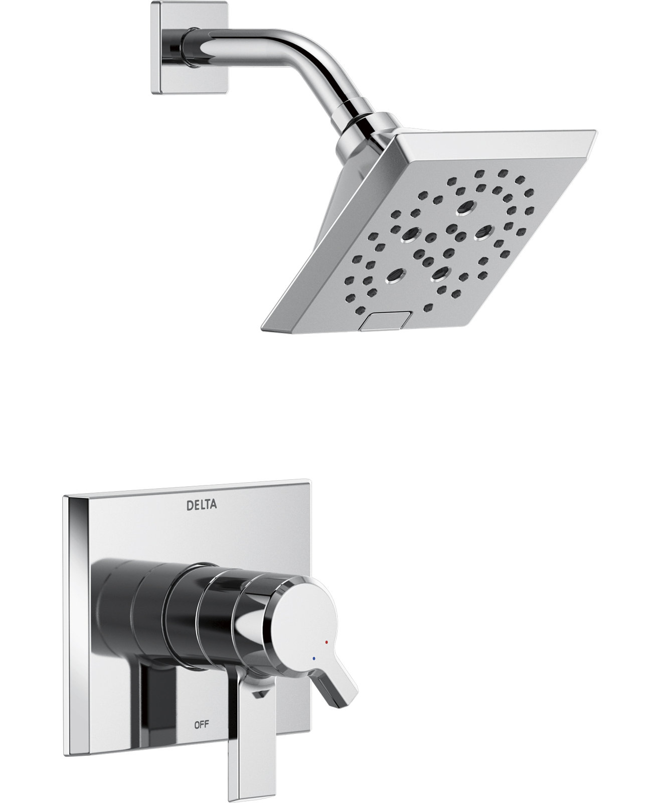 Pivotal® Shower Faucet with H2Okinetic® Technology, Chrome