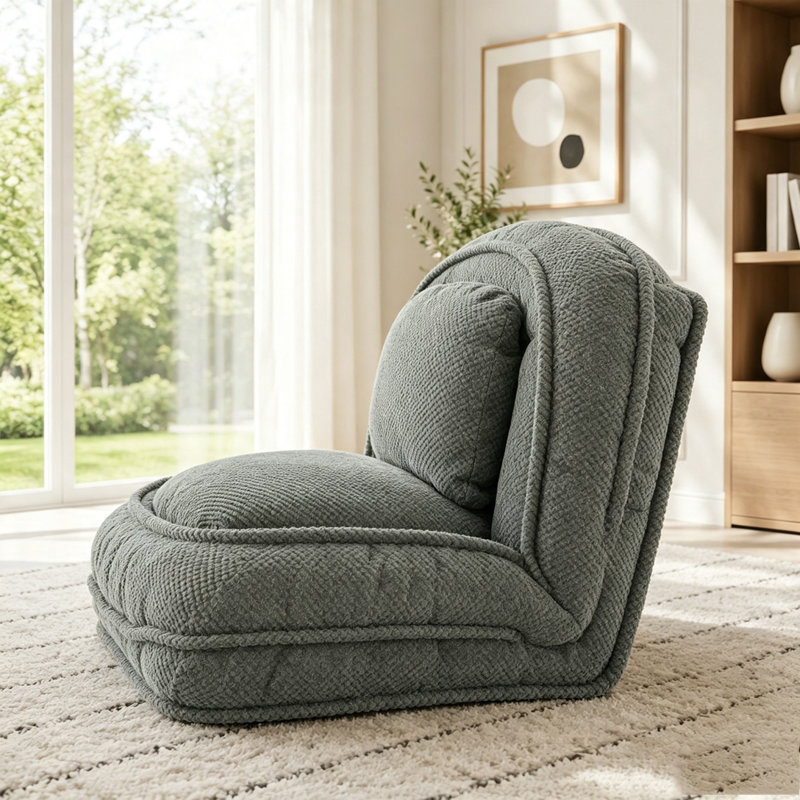 Canapé Lazy, 5 positions réglables, Gris