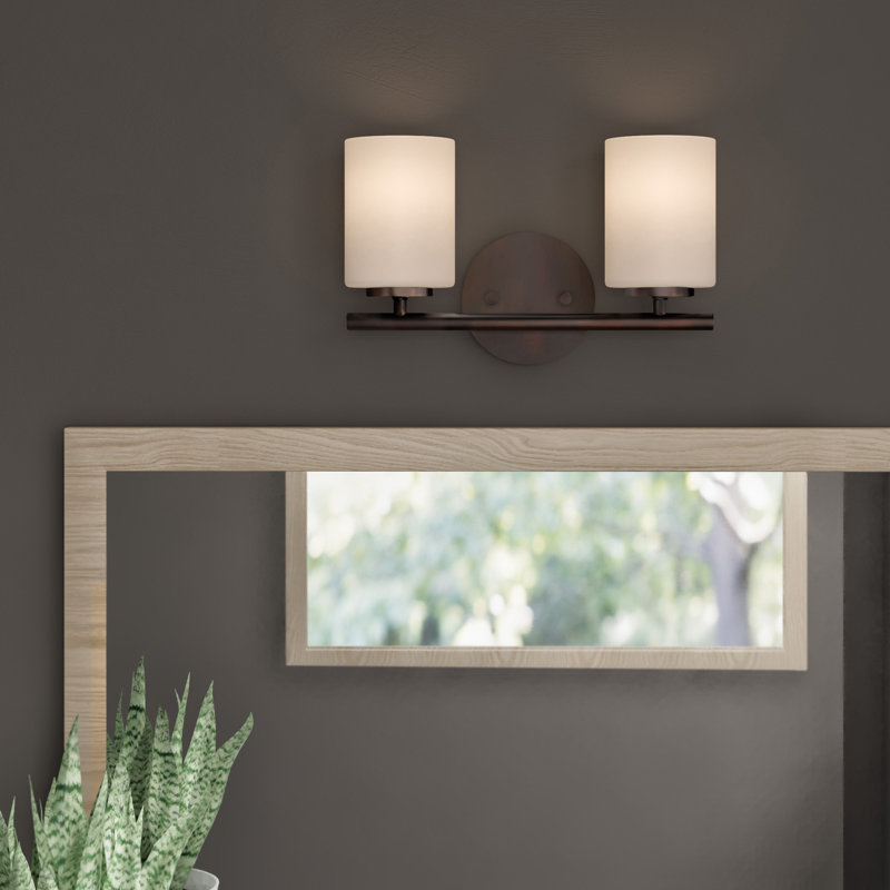 Steelville 2 - Light Dimmable Vanity Light, Antique Bronze
