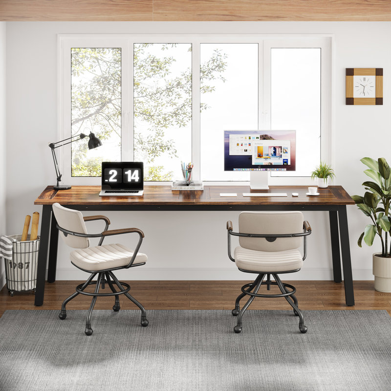 Metal Base Writing Desk