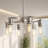 20Inch 6 - Light Geometric Chandelier