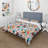 Minimalist Feather Paisley Pattern Duvet Cover-1115707894