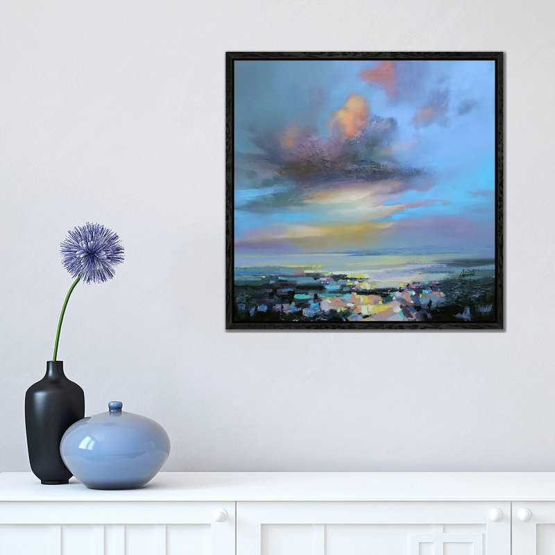 Hebridean Light II by Scott Naismith - Print on Canvas, Black Framed, 66.04 cm H x 66.04 cm W x 3.175 cm D