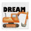«Dream with Orange Excavator», design par Kim Allen