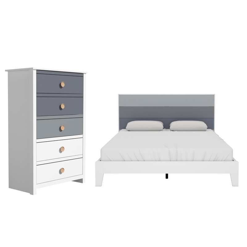 Patton Transitional 2 Piece Bedroom Set