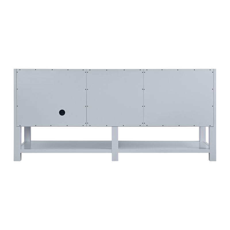 Breckenridge 72'' W Double Vanity, Serenity Blue, Eternal Jasmine Pearl