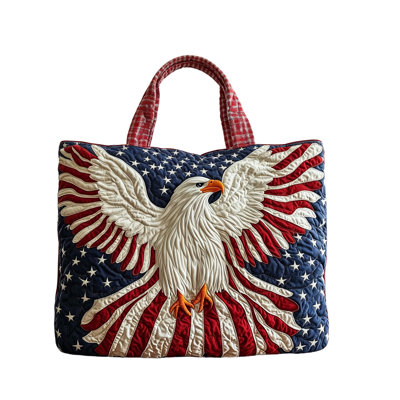  Sac à bandoulière en patchwork commémoratif The United States Spacieux et pratique