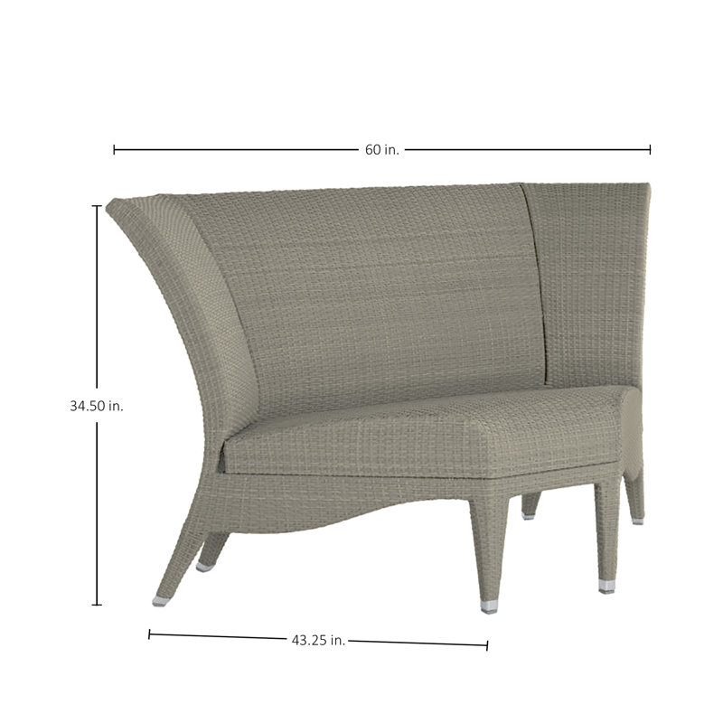 Athena Plus Sectional Corner, Brown