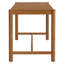 Table de bar rectangulaire d'extérieur en bois de teck Akeya-125185441