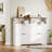Shoe Storage Cabinet With 4 Flip Drawers Freestanding Shoe Organizer Cabinet