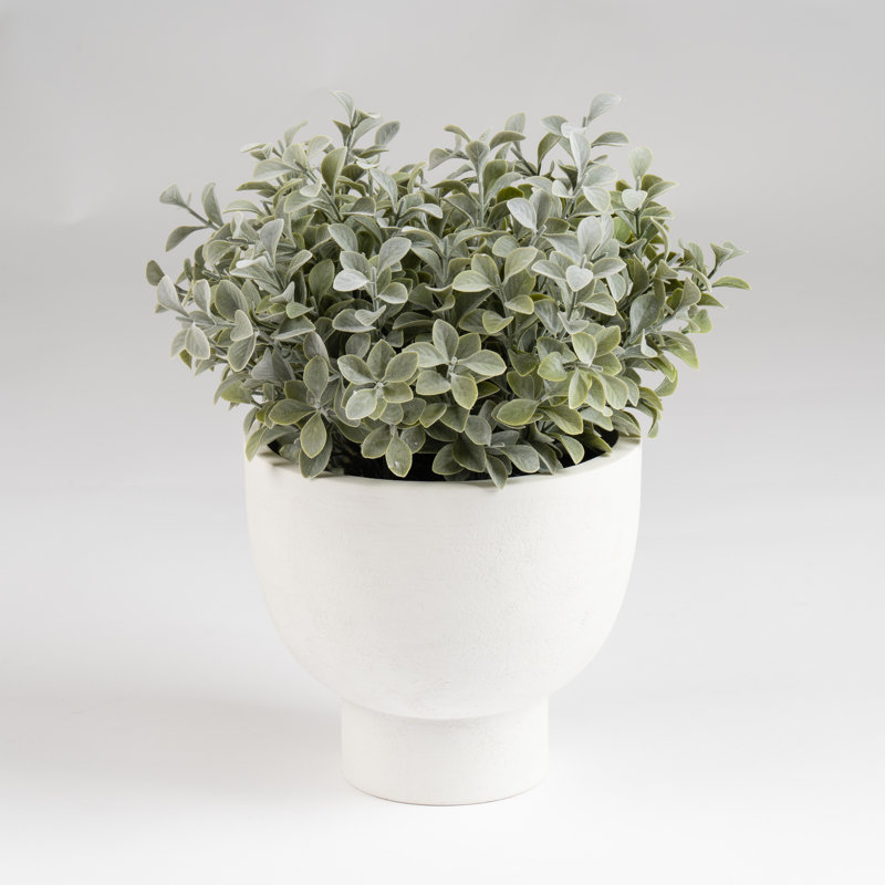 37cm Faux Foliage in Footed Pot