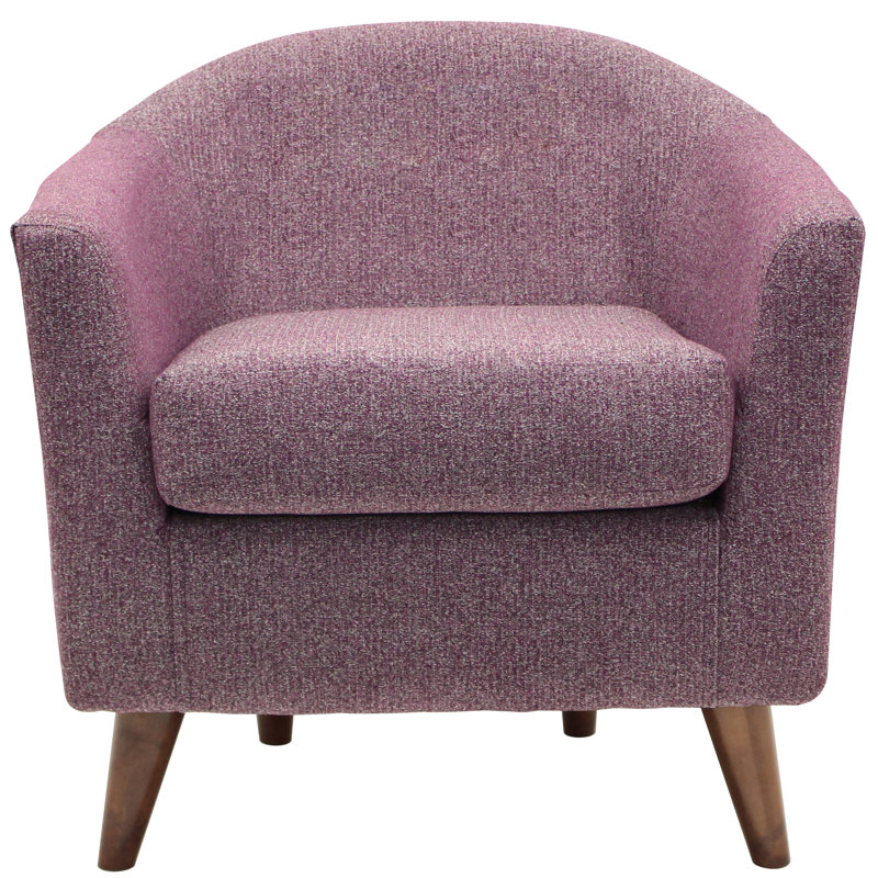 Laclaire Upholstered Club Chair, Terrace Plum 100% Polyester