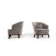 Upholstered Barrel Accent Chair-209601957