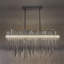 Piovere 1 LT Chrome/Clear Linear Pendant Allegri